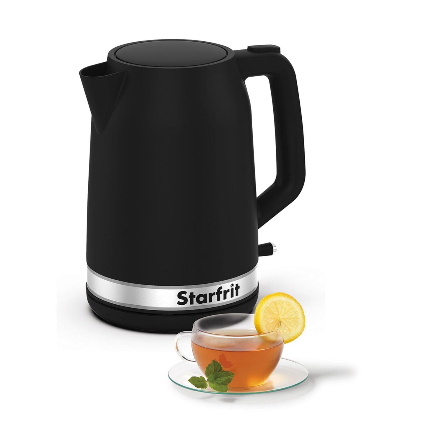 Starfrit Electric Kettle - 1.7L Capacity - Water Level Indicator - Automatic Shut-Off - 1500W โ Black ๐ All In One Marketplace Canada