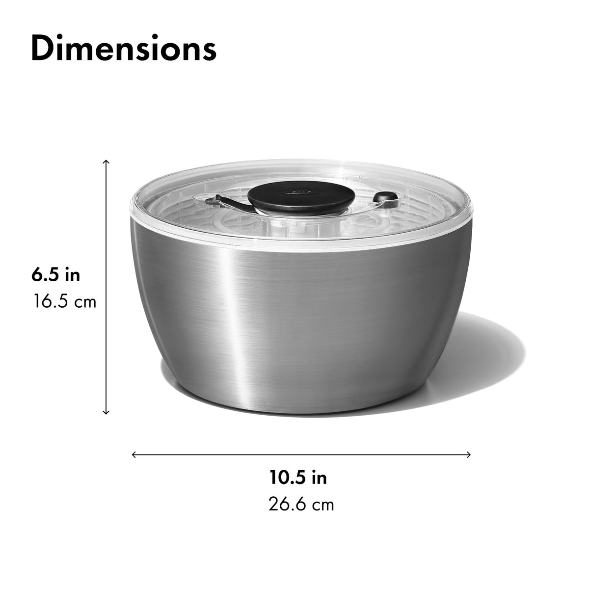 OXO Good Grips Good Grips Steel Salad Spinner ๐ All In One Marketplace Canada