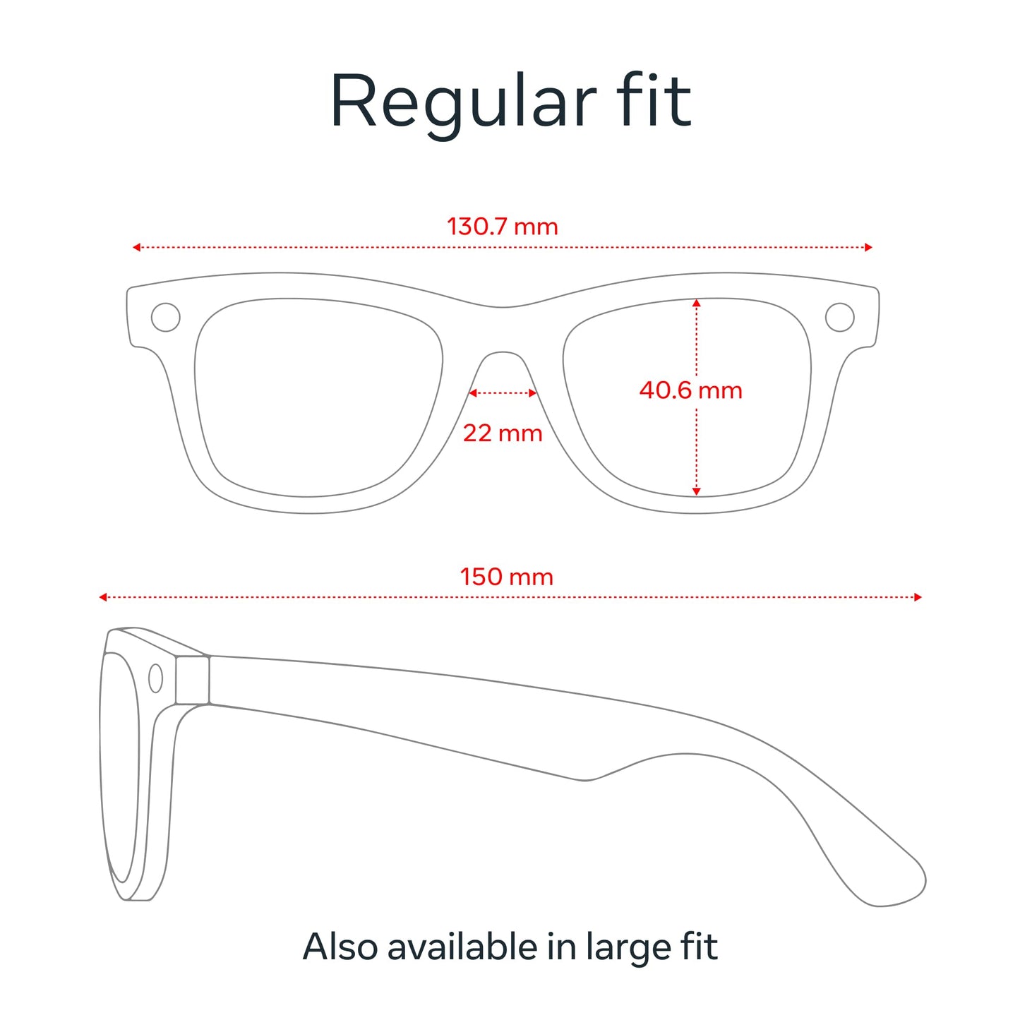 Ray-Ban Meta Glasses, Wayfarer - Shiny Black/G15 Green 🍁 All In One Marketplace Canada