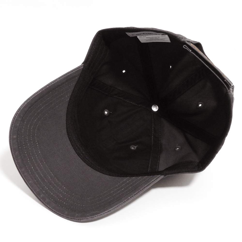 Carhartt Menโs Medium Profile 100 Percent Cotton Odessa Force Cap, Black, One Size ๐ All In One Marketplace Canada