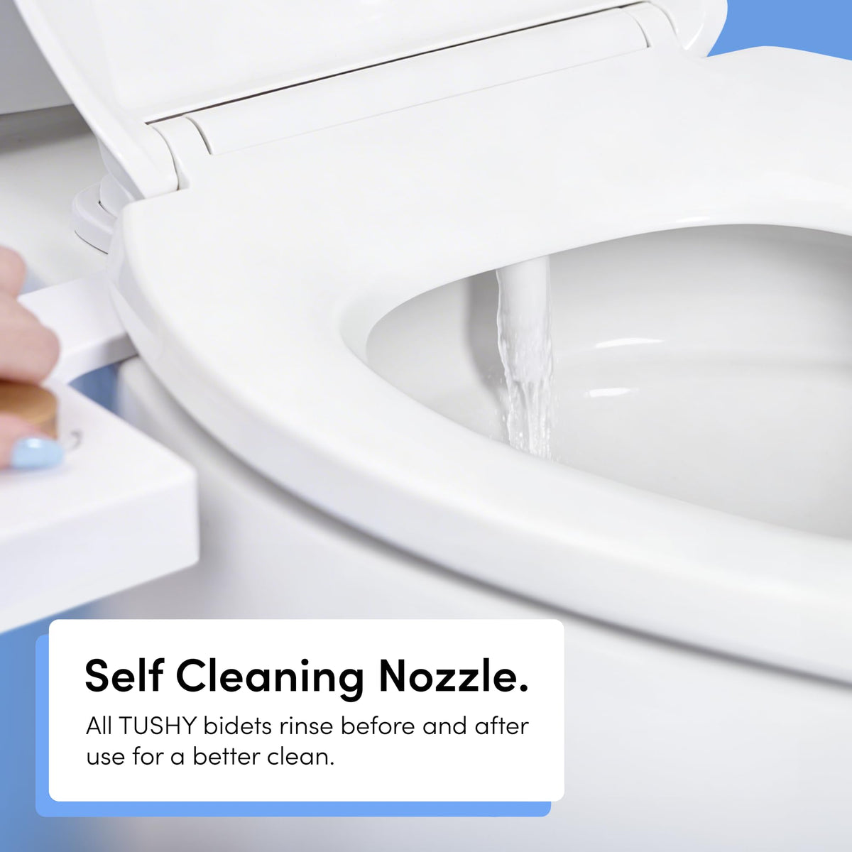 TUSHY Classic 3.0 Non-Electric Bidet Toilet Attachment, Experience a Superior Fresh Water Clean (Slim Fit, Easily Installs Under Toilet Seat, Adjustable Spray, Self Cleaning Nozzle), Bamboo Knob ๐ All In One Marketplace Canada