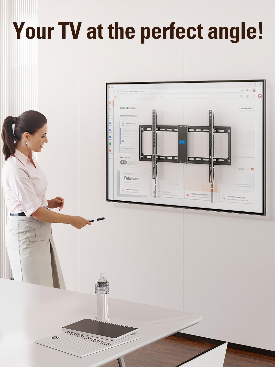 Mounting Dream Fixed TV Mount Low Profile for Most of 42-84 Inches TV Low Profile TV Wall Mount fits 16" 18" 24" Wood Studs up to VESA 600 x 400mm and 132 LBS, Ultra Slim and Space Saving MD2163-K ๐ All In One Marketplace Canada