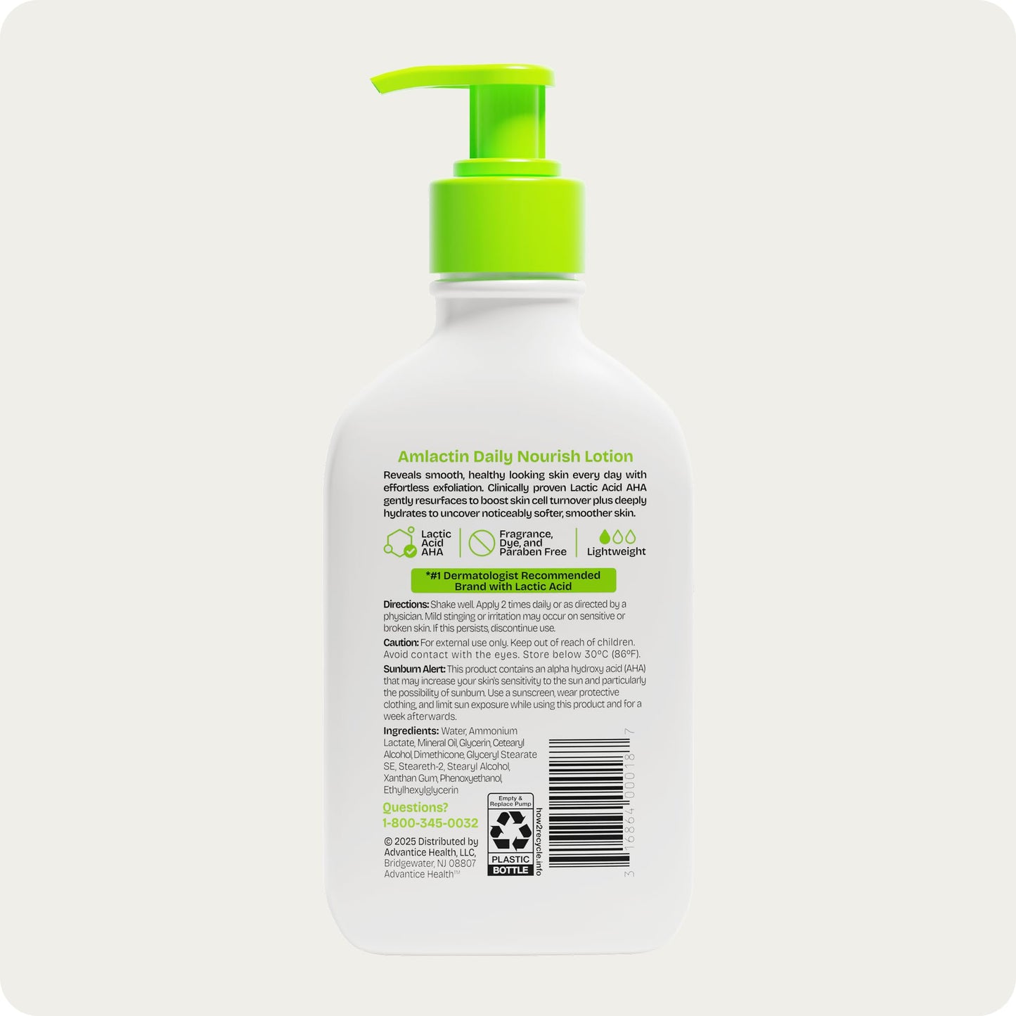 Sandoz Amlactin Daily Moisturizing Body Lotion 12%, Twin Pack ๐ All In One Marketplace Canada