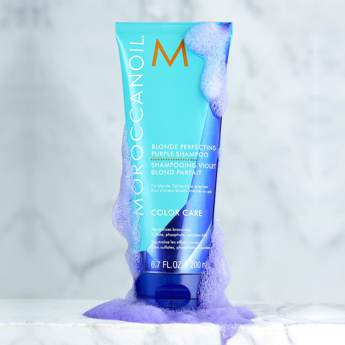Moroccanoil Blonde Perfecting Purple Shampoo 6.7 fl. oz. ๐ All In One Marketplace Canada