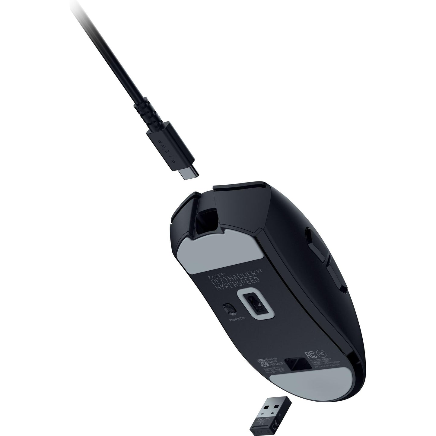 Razer DeathAdder V3 HyperSpeed Wireless Gaming Mouse: 55g Lightweight - USB C Charging - Up to 100 Hr Battery - Advanced 26K Optical Sensor - Gen 3 Optical Switches - 8 Programmable Controls - Black ๐ All In One Marketplace Canada