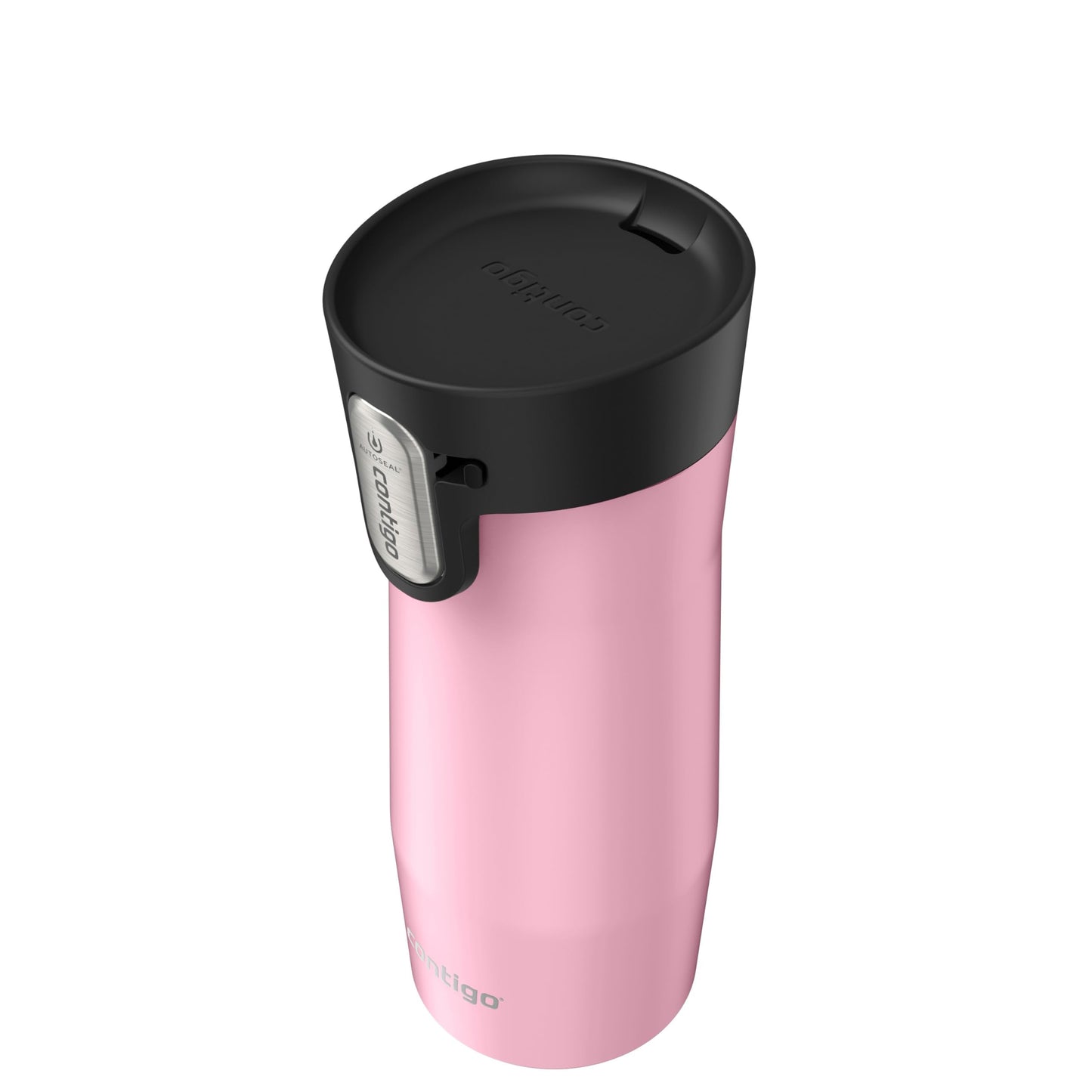 Contigo West Loop 3.0 Stainless Steel Travel Mug with Tea-Bag Hook & Spill-Proof Lid, Vacuum-Insulated Reusable Cup Coffee and Tea, 16 oz (473 mL), Strawberry Cream - Keeps Drinks Hot up to 11 Hours π All In One Marketplace Canada