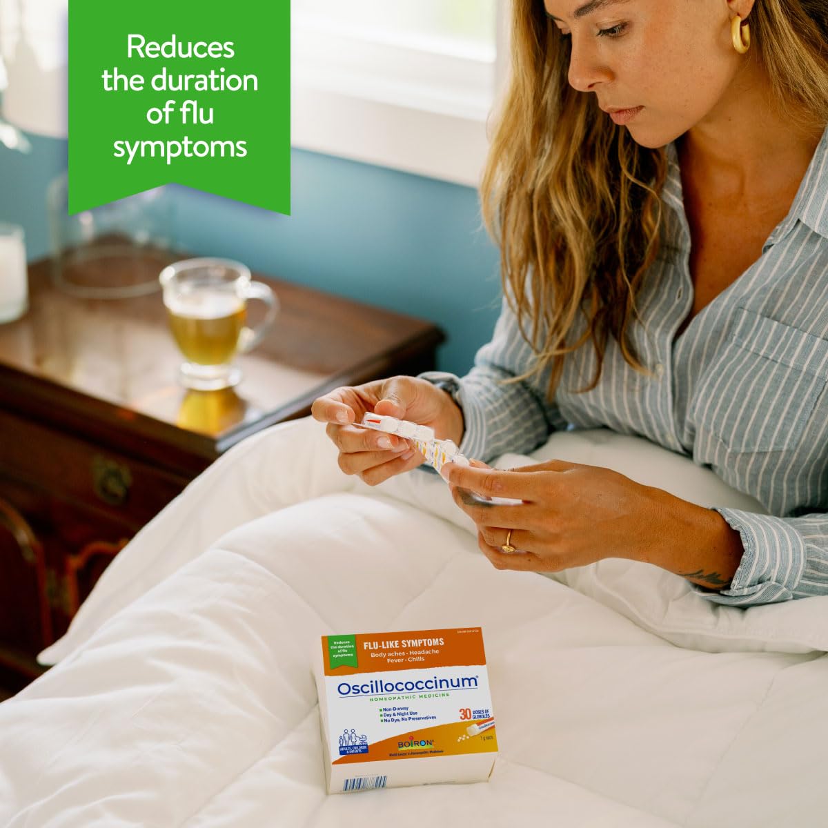 Boiron Oscillococcinum 60 doses Homeopathic Medicine for Flu-like Symptoms; Reduces the duration of flu-like symptoms such as body aches headaches fever and chills; Kosher (Pack of 2) ๐ All In One Marketplace Canada