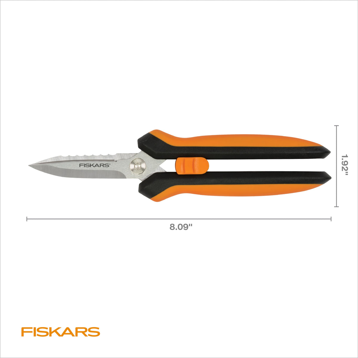 Fiskars Pruning Shears for Gardening, Multipurpose 8" Garden Shears with Sheath and SoftGrip Handle, Great for Cutting Nursery Pots, Bags, and Wire ๐ All In One Marketplace Canada