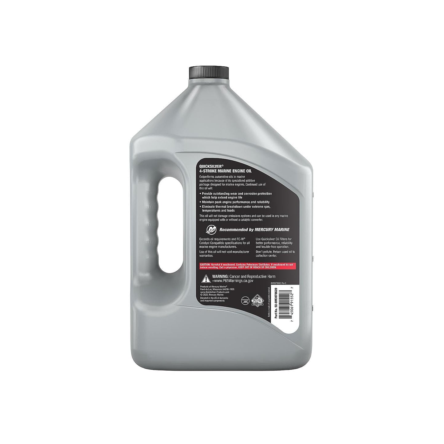 Quicksilver 25W-40 Marine Engine Oil, 1 Gallon ๐ All In One Marketplace Canada