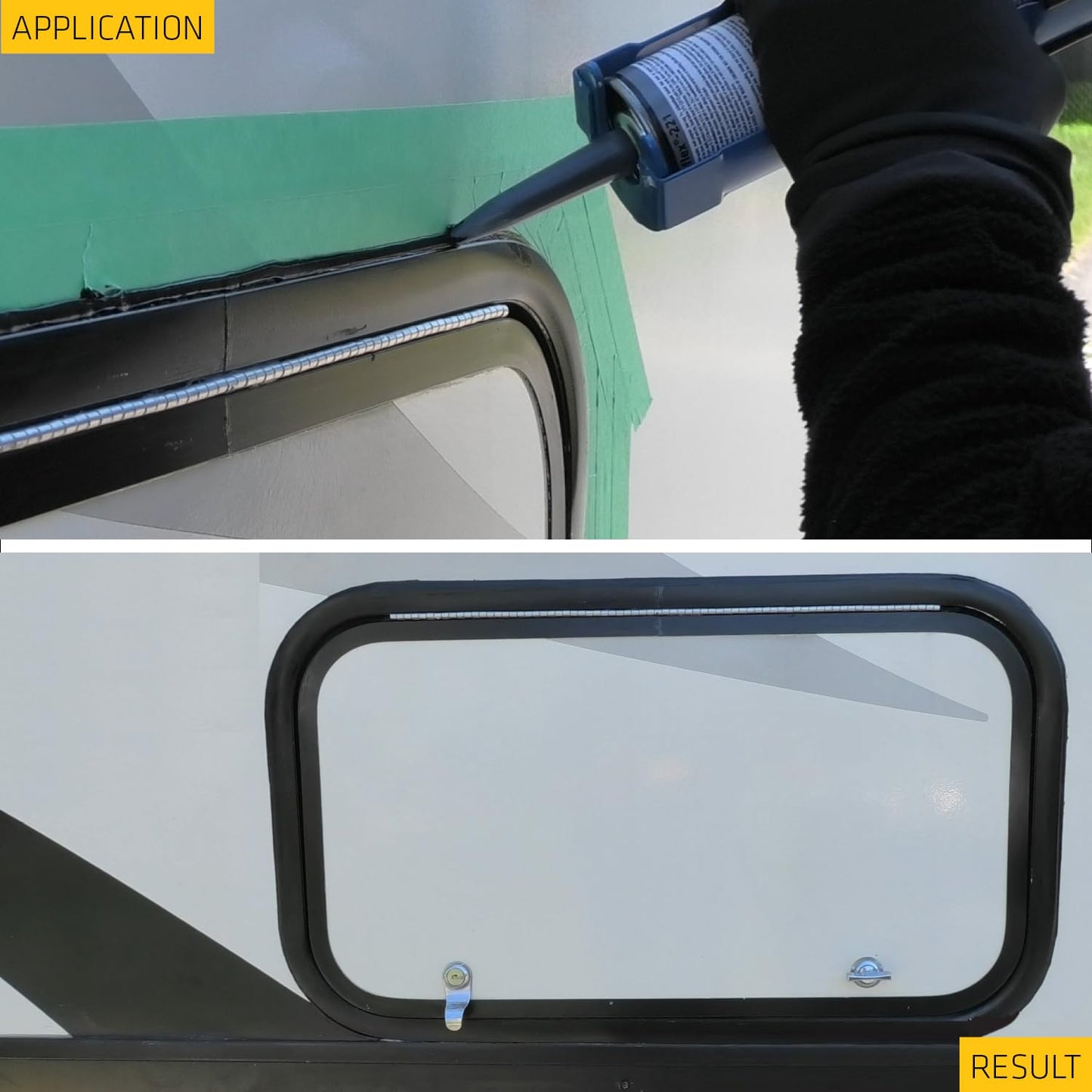 SIKA - Multi-Purpose sealant and Adhesive - Sikaflex-221 - Black - Ideal for RV and Motorhome Repair - Permanent - Weather Resistant - Paintable - 300 mL ๐ All In One Marketplace Canada