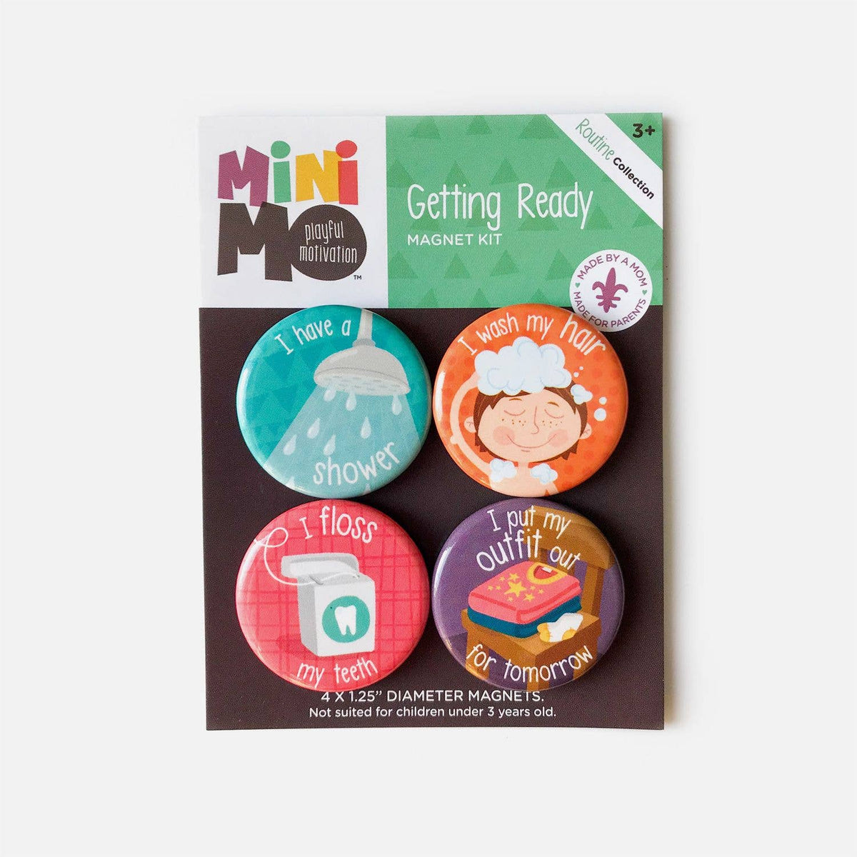 Minimo Playful Motivation - Getting Ready - Canadian Brand - Ages 3–10