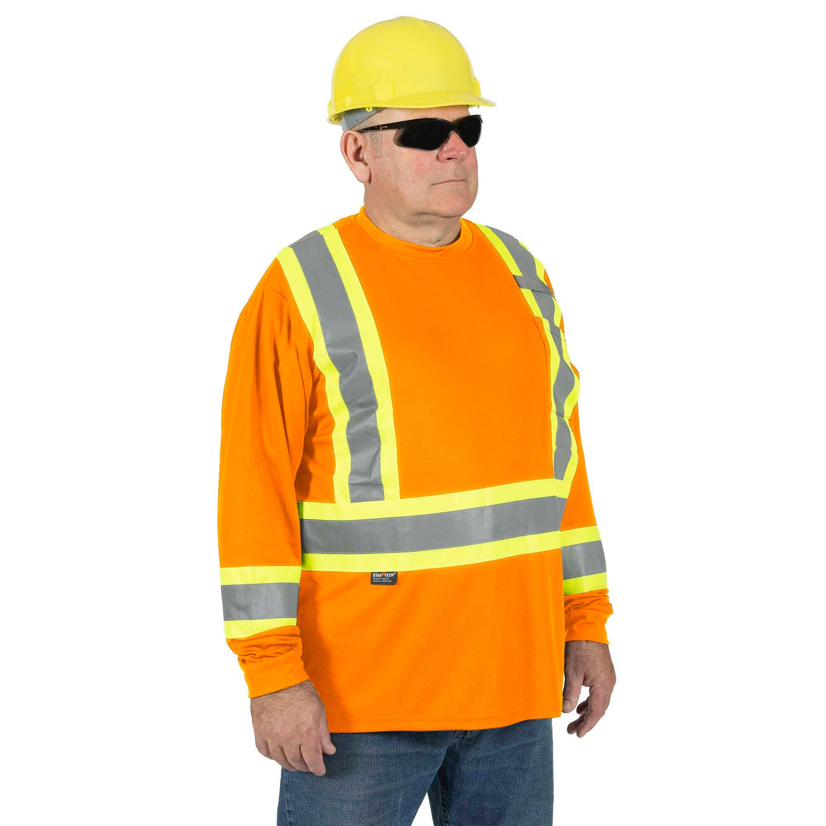 Pioneer High Vis Shirt for Men - Safety Long Sleeve T-shirt - Class 2 ๐ All In One Marketplace Canada