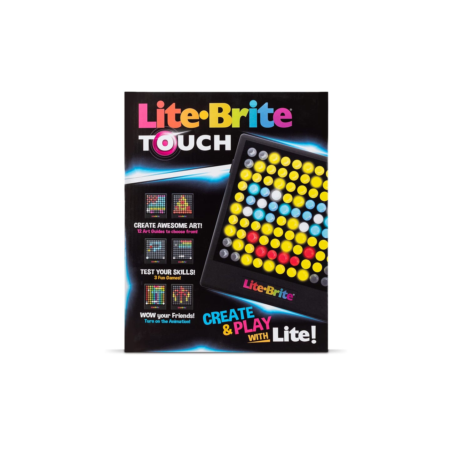 Lite-Brite Touch - Catch The Light! Lite-Brite Art Without Pegs! Interactive Lite-Brite Games, Color Battle with Friends, Create and Play! ๐ All In One Marketplace Canada