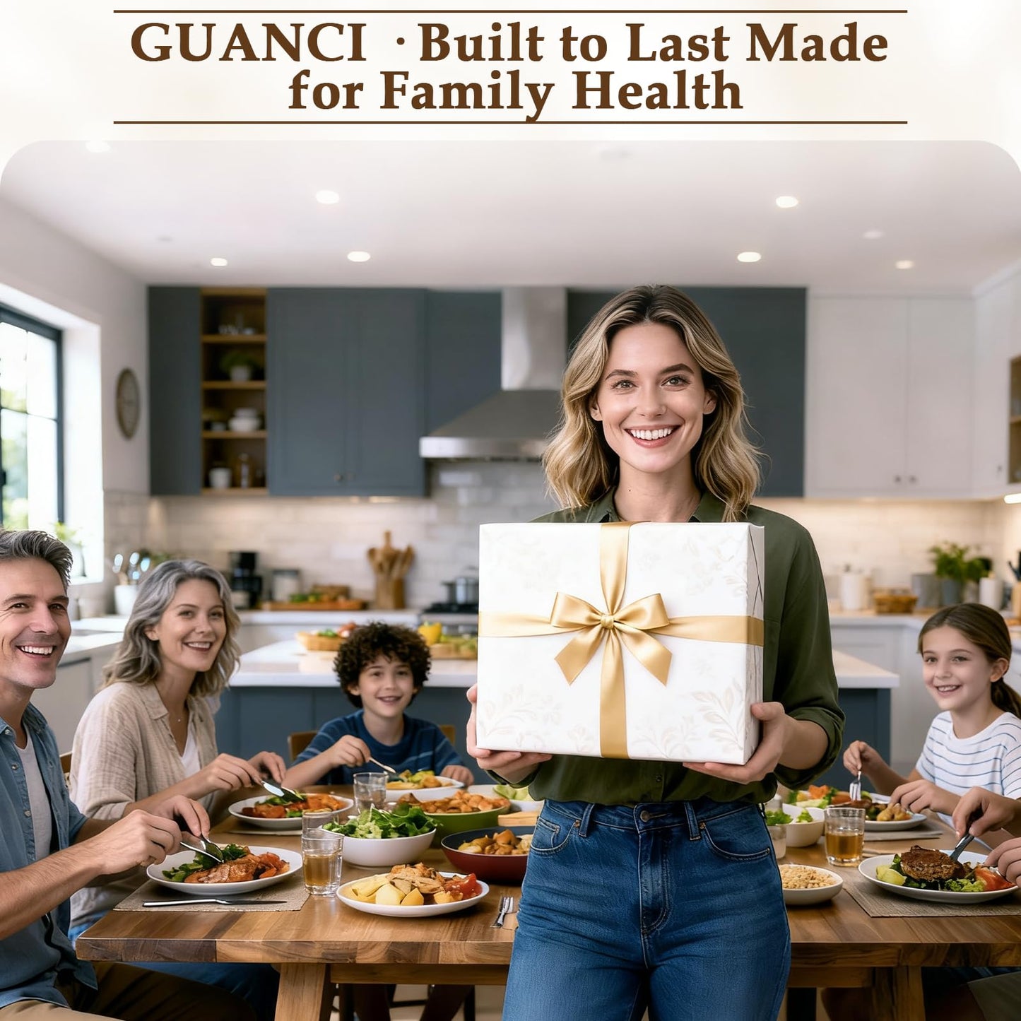 GUANCI Cutting Board for Kitchen Double Sided 304 Stainless Steel Chopping Board Food-Grade Stainless Steel and Wheat Straw PP Large Size 16โร11โ Easy to Clean ๐ All In One Marketplace Canada