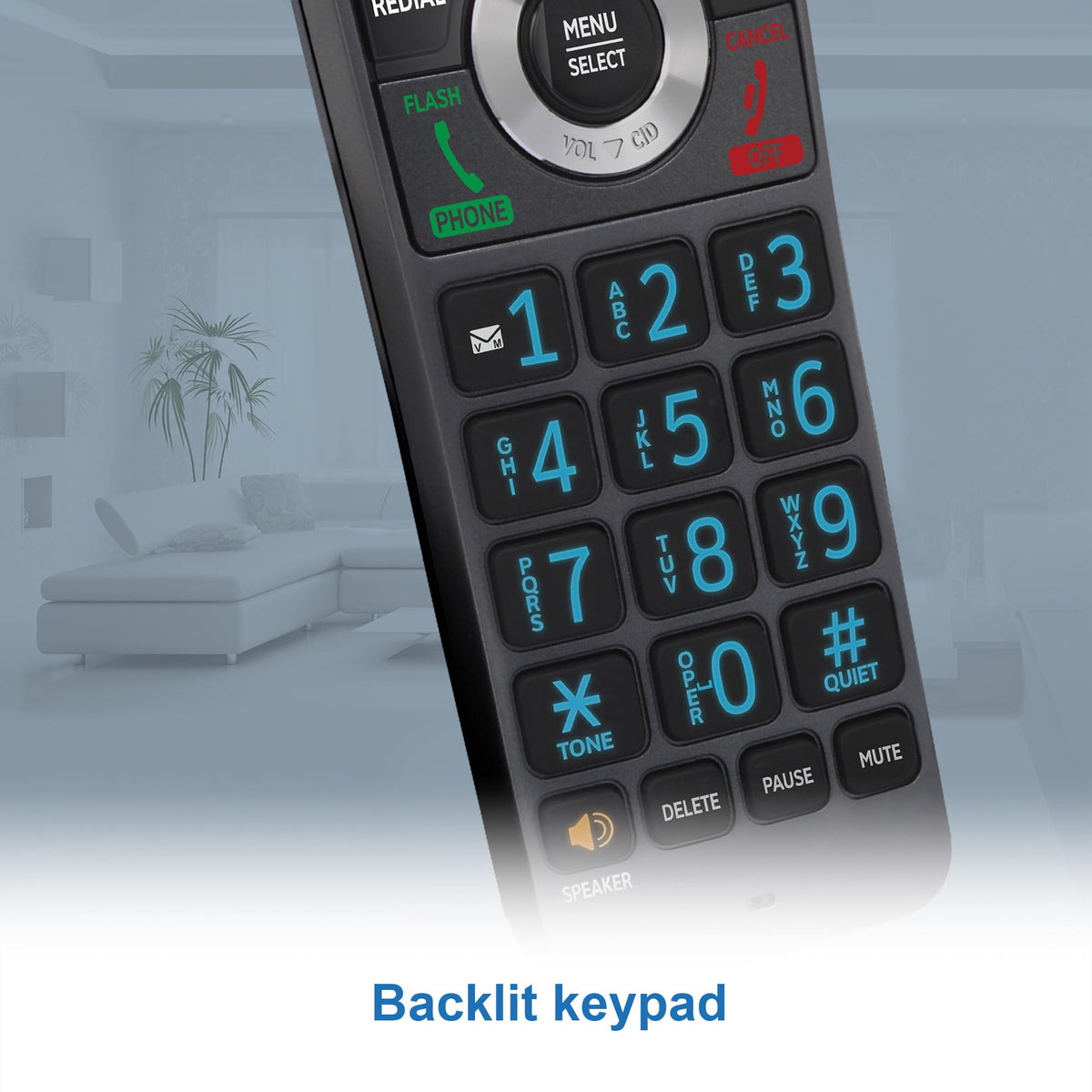 AT&T GL2101-2 DECT 6.0 Cordless Home Phone 2-Handset with Call Block, Caller ID, Full-Duplex Handset Speakerphone, 2" White Backlit Display, Lighted Keypad, Graphite & Black š All In One Marketplace Canada