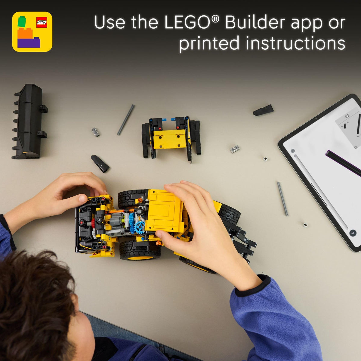 LEGO Technic Volvo L120 Electric Wheel Loader Construction Toy - Pretend Play Building Set - Great Birthday Gift for Boys, Girls, and Kids 9+ Who Love Vehicle Playsets - 42209 ๐ All In One Marketplace Canada