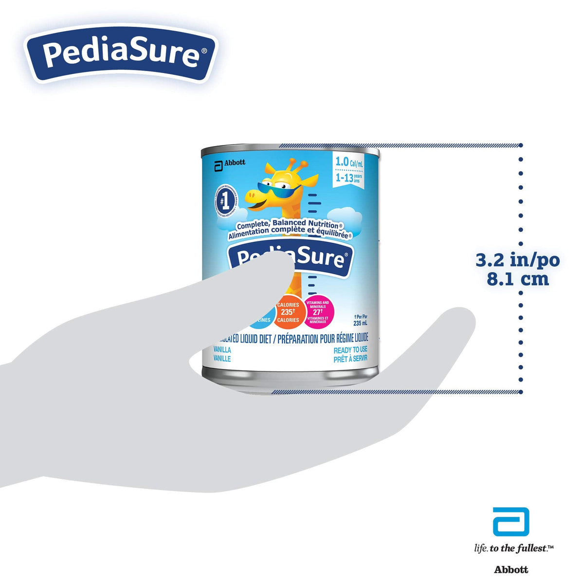 PediaSure, Formulated Liquid Diet, Vanilla, 12 count, 2820 mL ๐ All In One Marketplace Canada