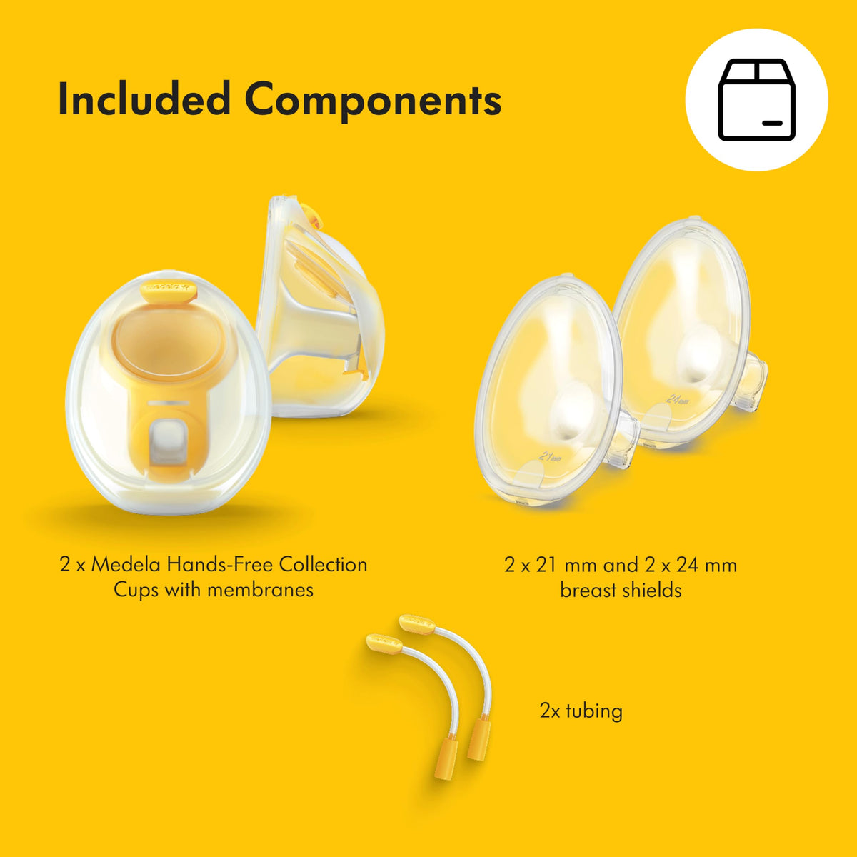 Medela Hands-free Collection Cups, Compatible with Freestyle Flex, Pump in Style with MaxFlow, and Swing Maxi Electric Breast Pumps, 1 set of 2 cups π All In One Marketplace Canada