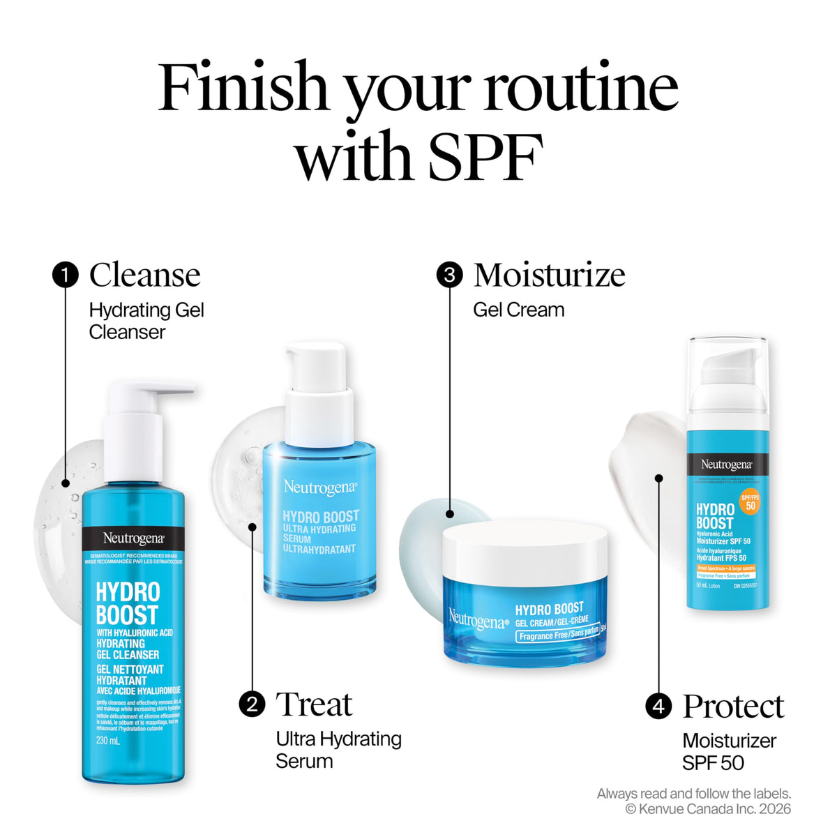 Neutrogena Hydro Boost Hyaluronic Acid Moisturizer SPF 50 with Broad Spectrum, Non-Greasy, Fragrance Free Daytime Facial Moisturizer to Hydrate Dry Skin, 50 mL ๐ All In One Marketplace Canada