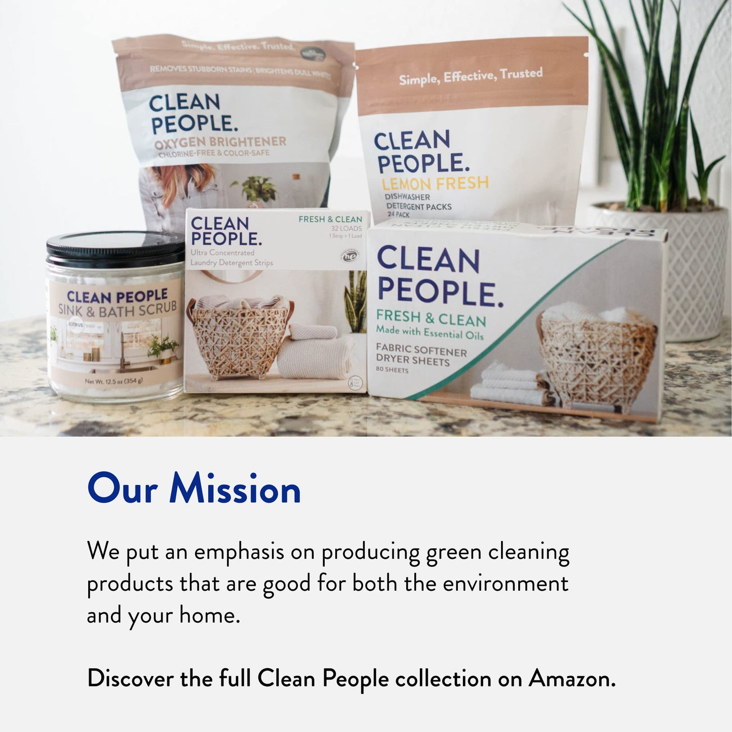 Clean People All Natural Dishwasher Pods - Cuts Grease & Rinses Sparkling Clean - Residue-Free - Phosphate Free Dishwashing Pods - Fragrance Free, 120 Pack ๐ All In One Marketplace Canada