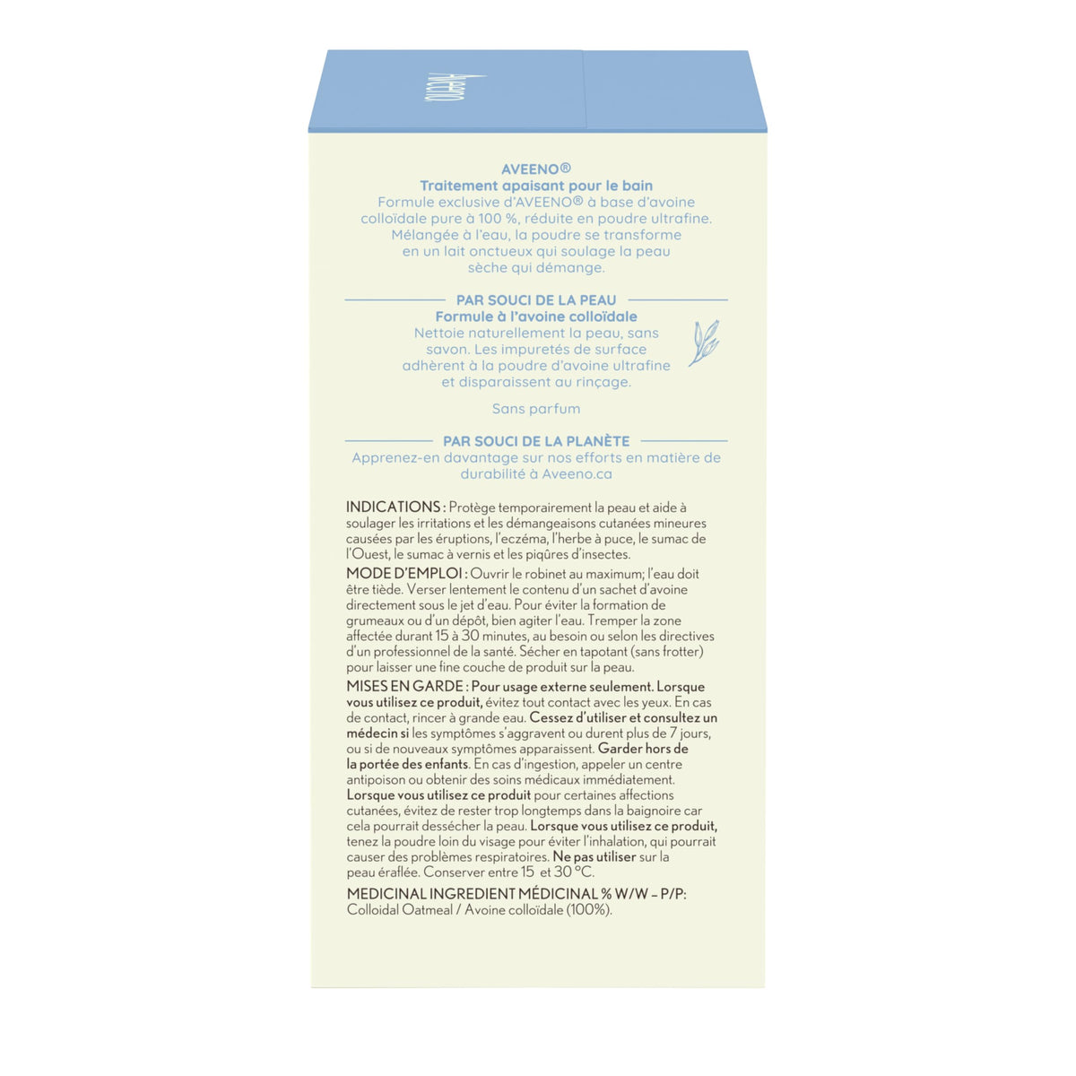 Aveeno Soothing Bath Treatment, Eczema, Dry Skin Relief, Colloidal Oatmeal Bath, Cleanser, Fragrance Free, 8-pack, 42 gram ๐ All In One Marketplace Canada