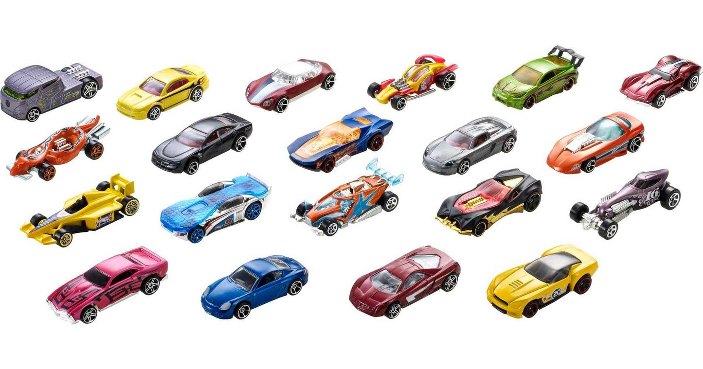 Hot Wheels Toy Cars & Trucks 20-Pack, Set of 20 1:64 Scale Vehicles for Play or Display, Instant Collection (Styles May Vary) ๐ All In One Marketplace Canada