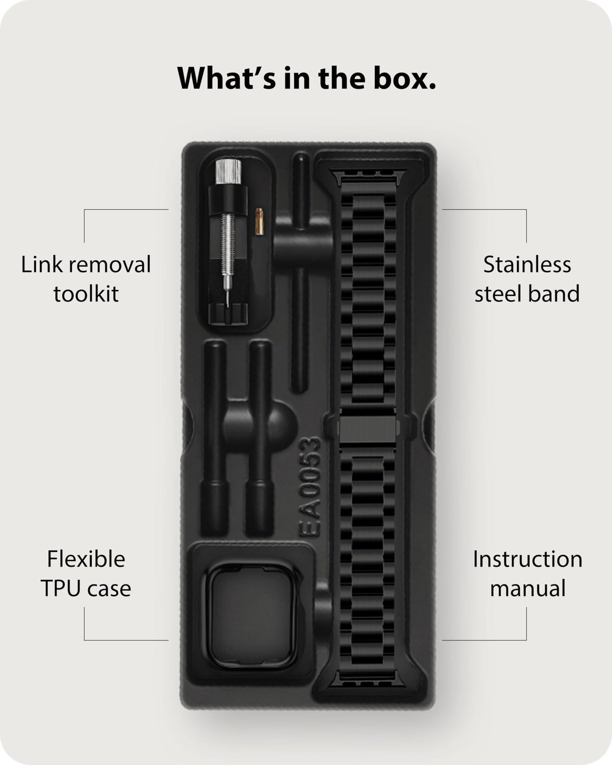 Fullmosa Compatible with Apple Watch Band 45mm 44mm 42mm 46mm 49mm 41mm 40mm 38mm, Stainless Steel Band with Case for iwatch Ultra Series11 10 9 8 7 6 5 4 3 2 1 & SE3/2/1,42mm 44mm 45mm Black ๐ All In One Marketplace Canada