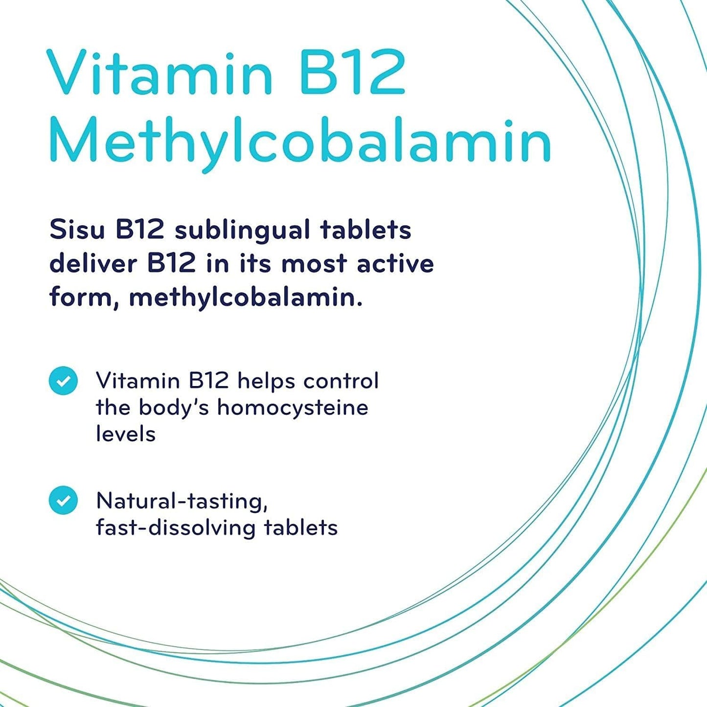 Sisu Vitamin B12 1000 mcg Methylcobalamin Sublingual Tablets, Unflavoured, 180 Tablets, Supports Energy Metabolism and Red Blood Cell Formation ๐ All In One Marketplace Canada