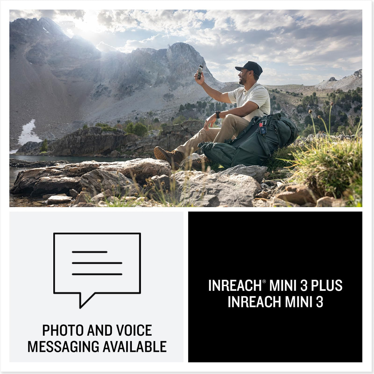 Garmin inReach® Mini 3 Plus, Rugged Global Satellite Communicator with Touchscreen Texting, Photo & Voice Messaging, Emergency SOS Messages & Battery Up to 350 Hours with 10-min inReach® Tracking 🍁 All In One Marketplace Canada