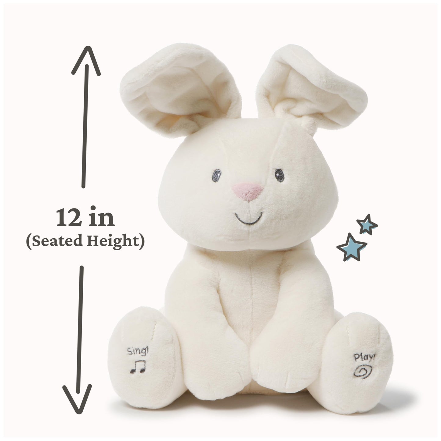 GUND Baby Flora Bunny 12-Inch Interactive Animated Musical Baby Toy 🍁 All In One Marketplace Canada