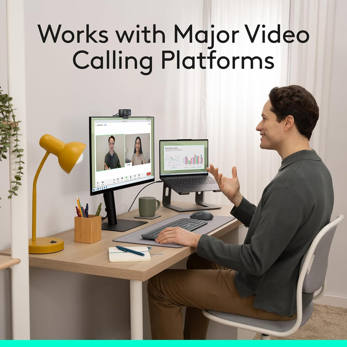 Logitech C920x HD Pro PC Webcam, Full HD 1080p/30fps Video, Clear Audio, HD Light Correction, Works with Microsoft Teams, Google Meet, Zoom, Nintendo Switch 2โs New GameChat Mode, Mac/Tablet- Black ๐ All In One Marketplace Canada