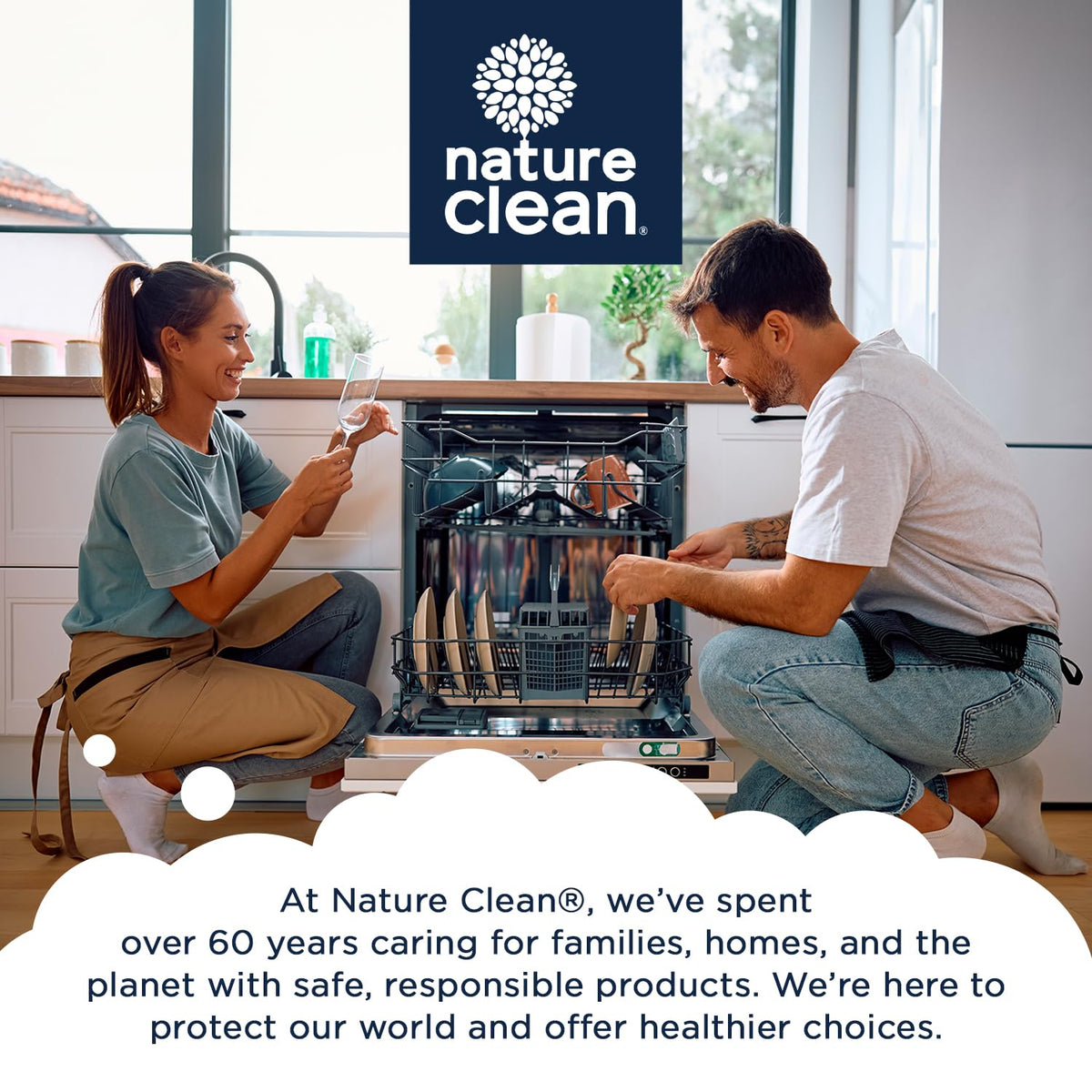 Nature Clean Automatic Dishwasher Pacs, Fragrance-Free, 60 Count ๐ All In One Marketplace Canada