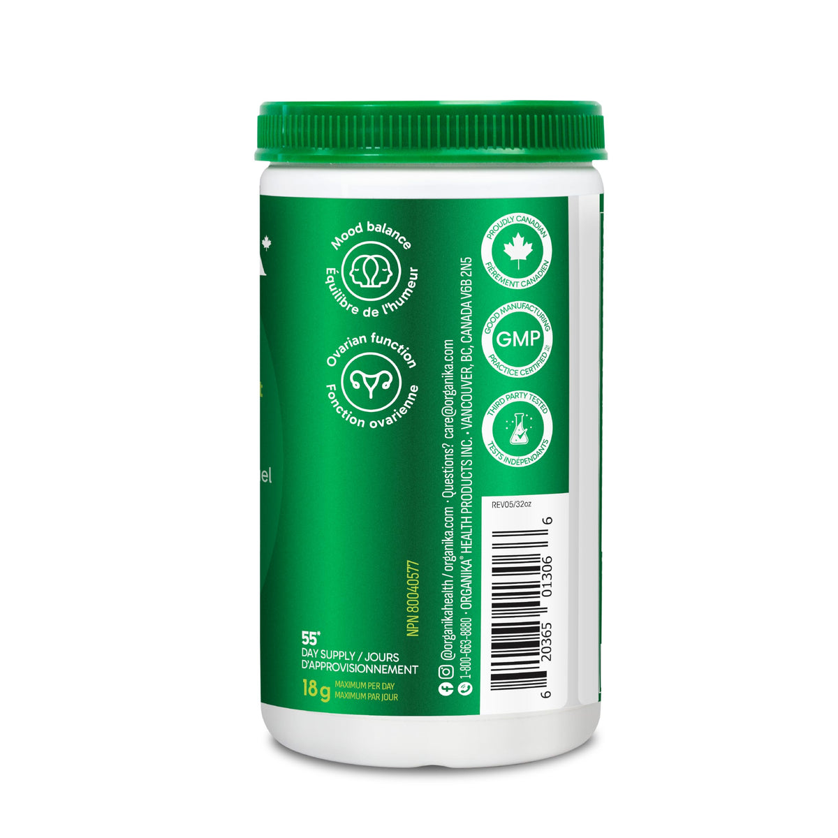 Organika Canadian-Made Inositol (Myo-Inositol)- Cellular Response, Mood Balance, Insulin Support- 500g ๐ All In One Marketplace Canada