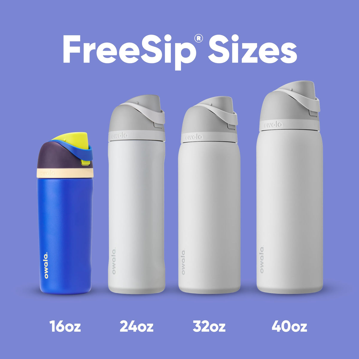 Owala Kids FreeSip Insulated Stainless Steel Water Bottle with Straw, BPA-Free Sports Water Bottle, Great for Travel, 16 oz, Celestial Sphere ๐ All In One Marketplace Canada