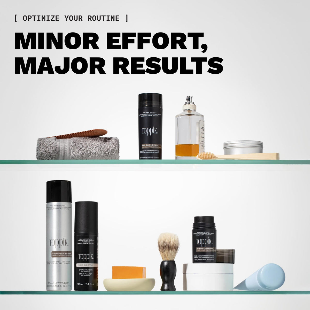 TOPPIK Hair Building Fibers, 27.5 g, Fill In Fine or Thinning Hair, Instantly Thicker Looking, Multiple Shades for Men & Women ๐ All In One Marketplace Canada