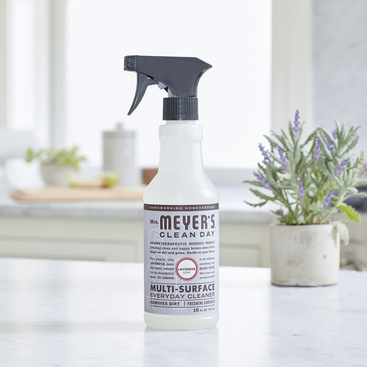 Mrs. Meyer's Clean Day Multi-Surface Cleaner Spray, All-Purpose Cleaner Solution for Home & Kitchen, Lavender Scent, 473 ml Spray Bottles, 4 Pack ๐ All In One Marketplace Canada