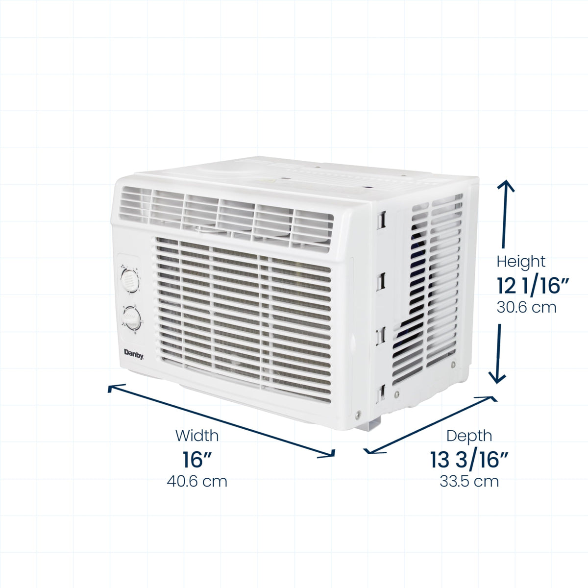 Danby DAC050MB1WDB 5,000 BTU Window Air Conditioner, 2 Cooling and Fan Settings, Easy to Use Mechanical Rotary Controls, Ideal for Rooms Up to 150 Square Feet ๐ All In One Marketplace Canada