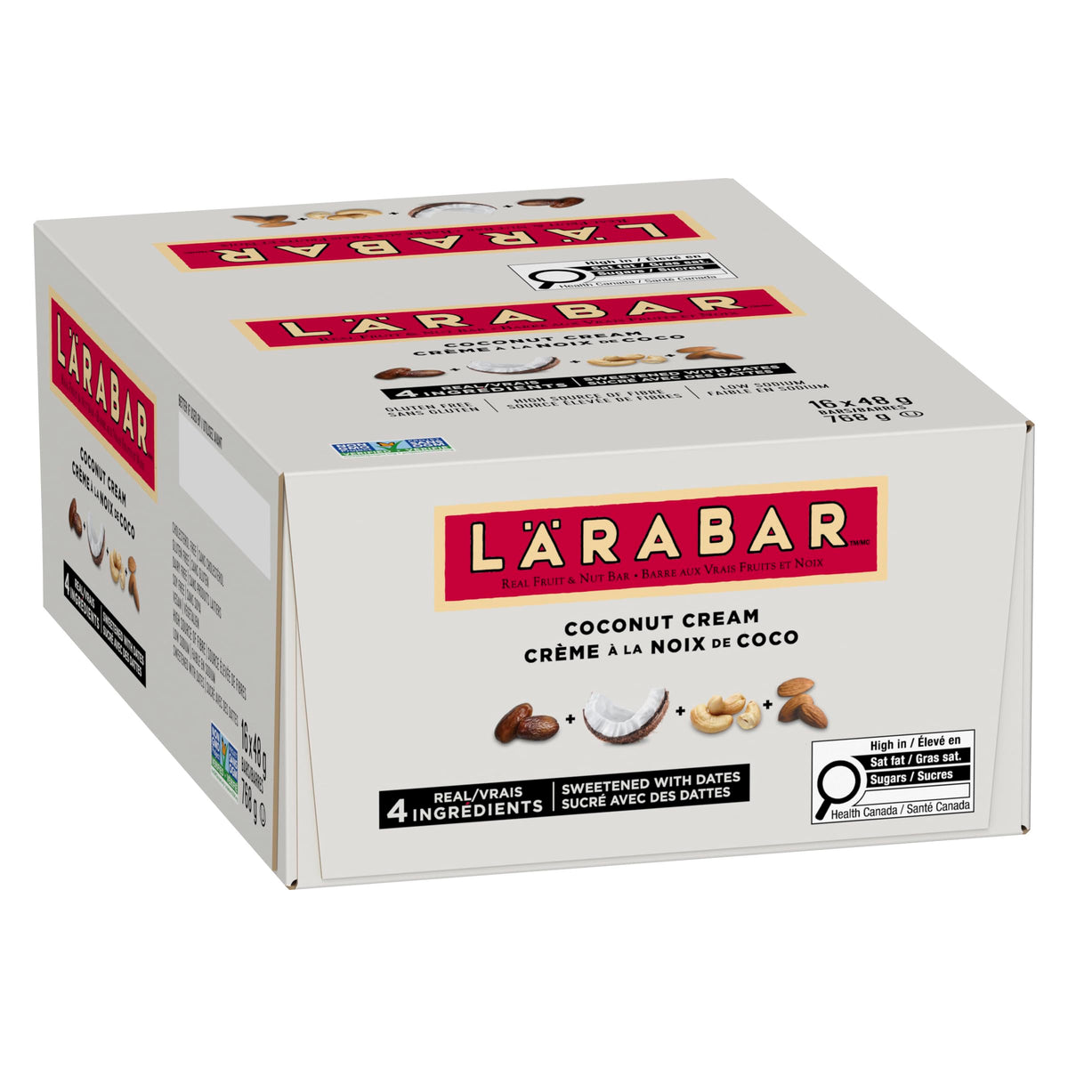 LÄRABAR Coconut Cream, Fruit and Nut Energy Bar, Pack of 16 Bars, Gluten Free, Vegan, Family Pack, Snack Bars, 768 Grams Package 🍁 All In One Marketplace Canada