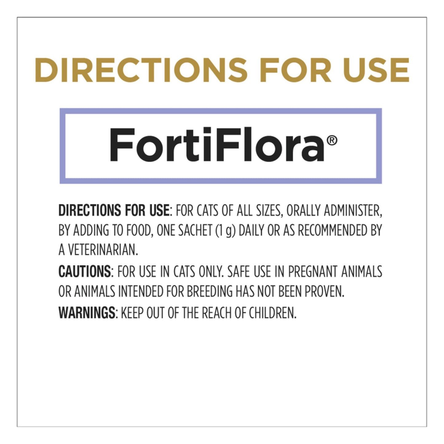 Purina Pro Plan Veterinary Supplements Fortiflora Powdered Cat Probiotics - 30 g sachets (Pack of 30) ๐ All In One Marketplace Canada