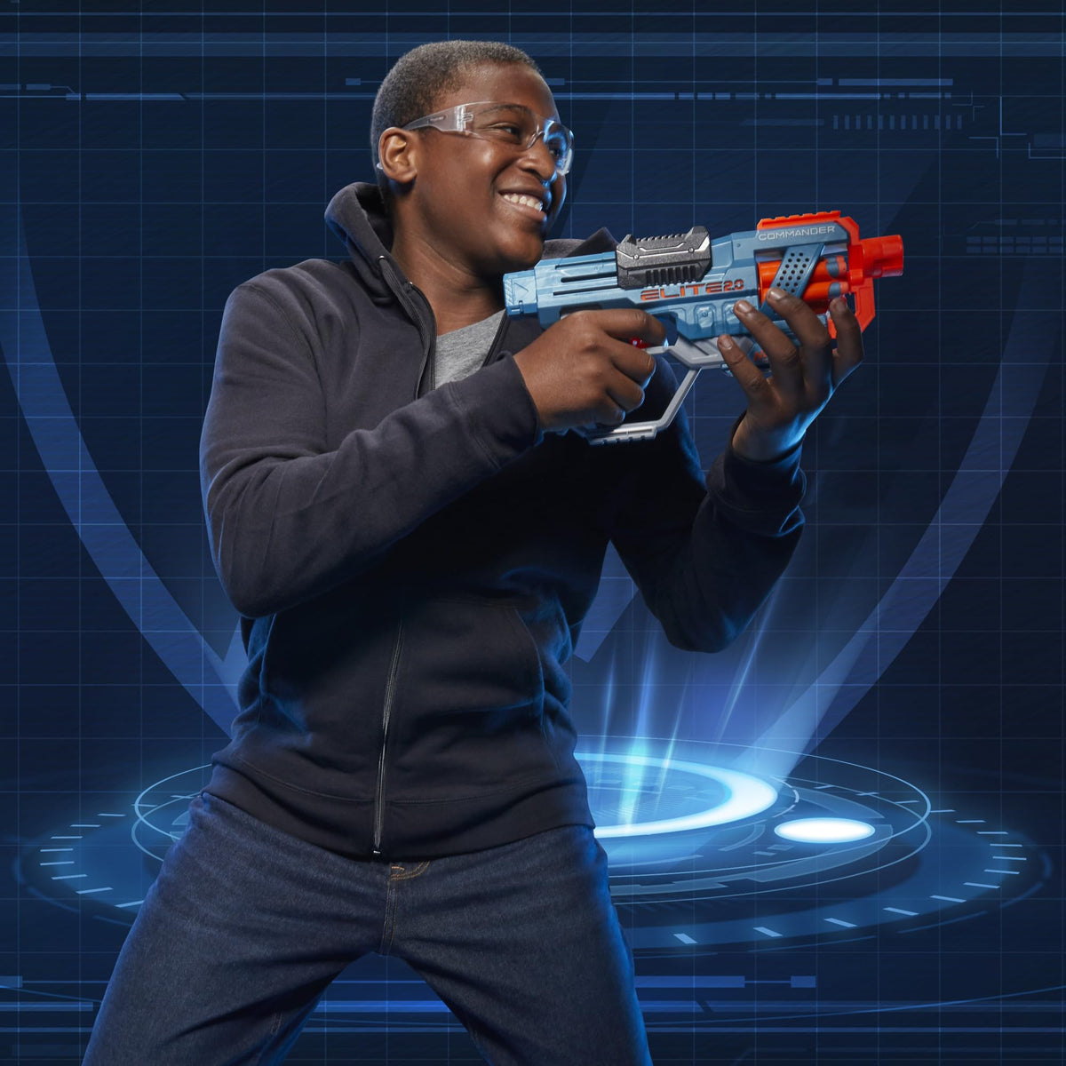 Hasbro Nerf Elite 2.0 Commander RD-6 Blaster, 12 Official Nerf Darts, 6-Dart Rotating Drum, Tactical Rails, Barrel and Stock Attachment Points, E9485 ๐ All In One Marketplace Canada
