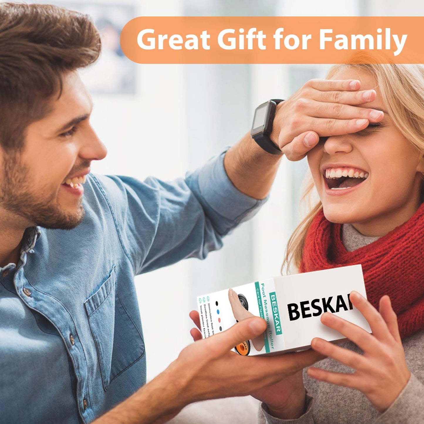 BESKAR Foot Massage Roller for Plantar Fasciitis Relief, Portable Foot Roller to Deep Tissue Muscle Massage, Foot Arch and Heel Pain, Foot Trigger Point Therapy Reflexology Tool ๐ All In One Marketplace Canada