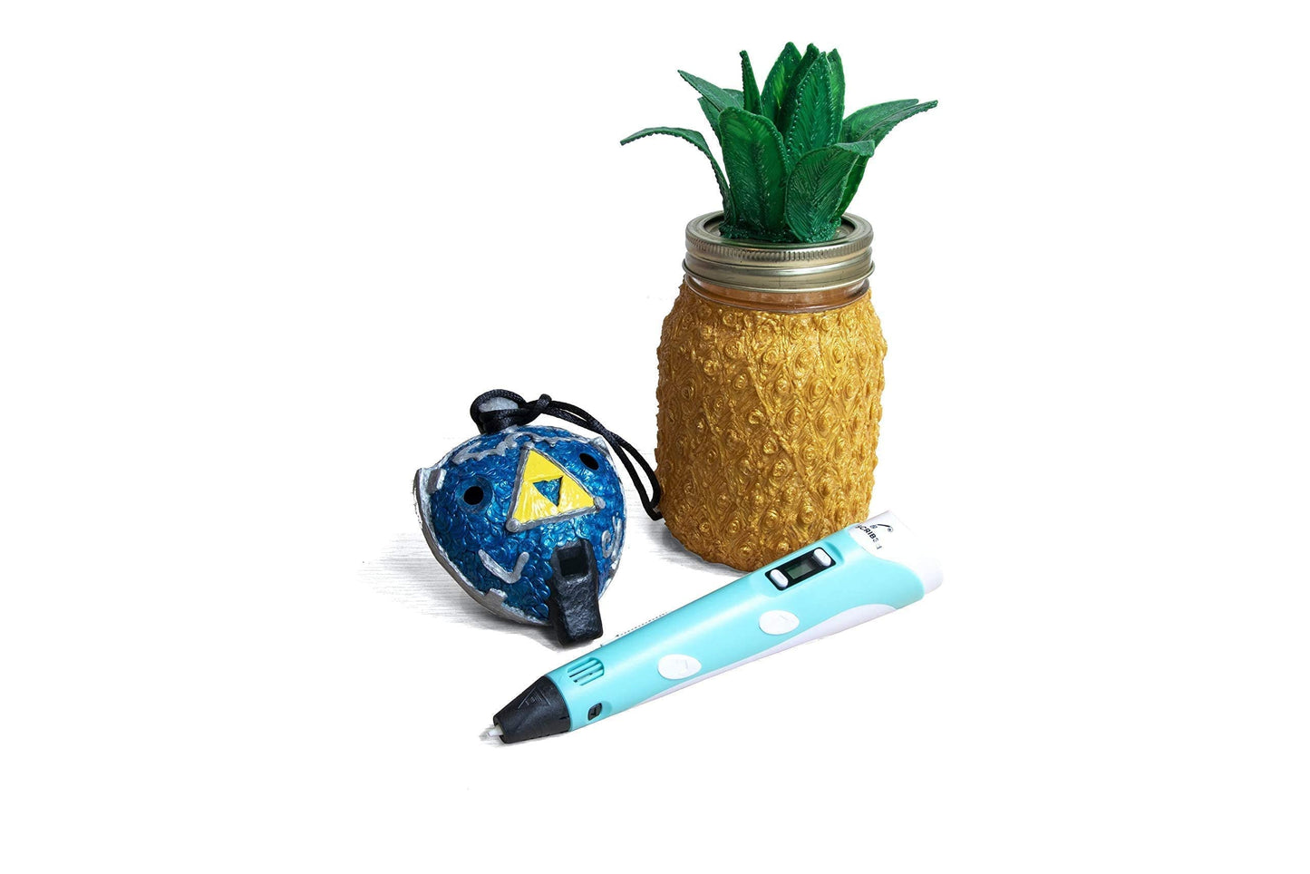 SCRIB3D P1 3D Printing Pen with Display - Includes 3D Pen, 3 Starter Colors of PLA Filament, Stencil Book + Project Guide, and Power Adapter ๐ All In One Marketplace Canada
