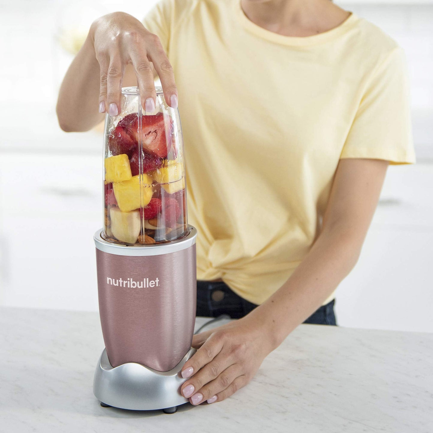 NutriBullet PRO Single Serve Blender (900W) in Rose Gold (NB9-0902RG) π All In One Marketplace Canada