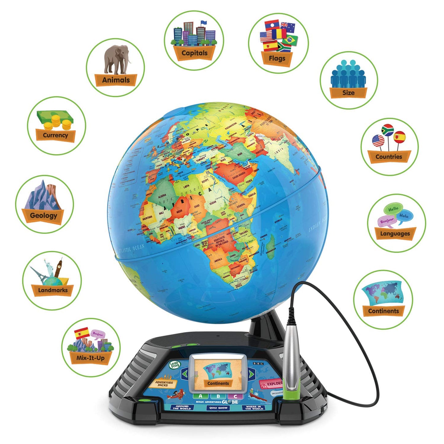 LeapFrog Magic Adventures Globe (Frustration Free Packaging) ๐ All In One Marketplace Canada