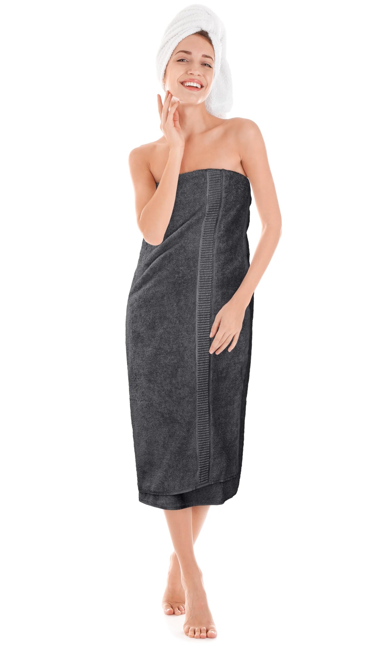 Utopia Towels Luxurious Jumbo Bath Sheet, 35 by 70 Inches, 600 GSM 100% Ring Spun Cotton, Highly Absorbent and Quick Dry Extra Large Bath Towel, Super Soft, Grey, 2 Pack ๐ All In One Marketplace Canada