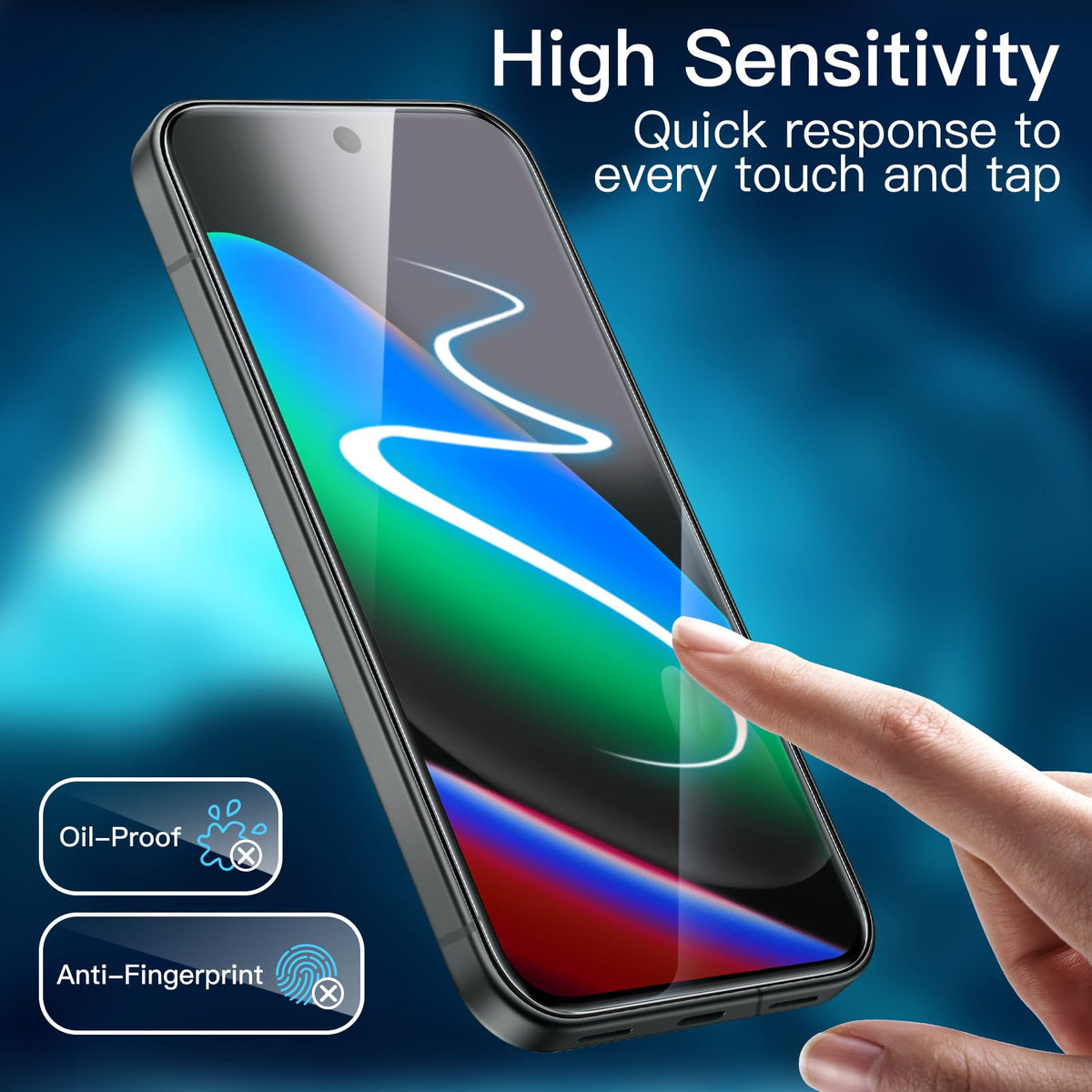JETech Screen Protector for Google Pixel 10 with Camera Lens Protector, Easy Installation Tool, Fingerprint Unlocking Compatible, Tempered Glass Film, HD Clear, 2-Pack Each ๐ All In One Marketplace Canada