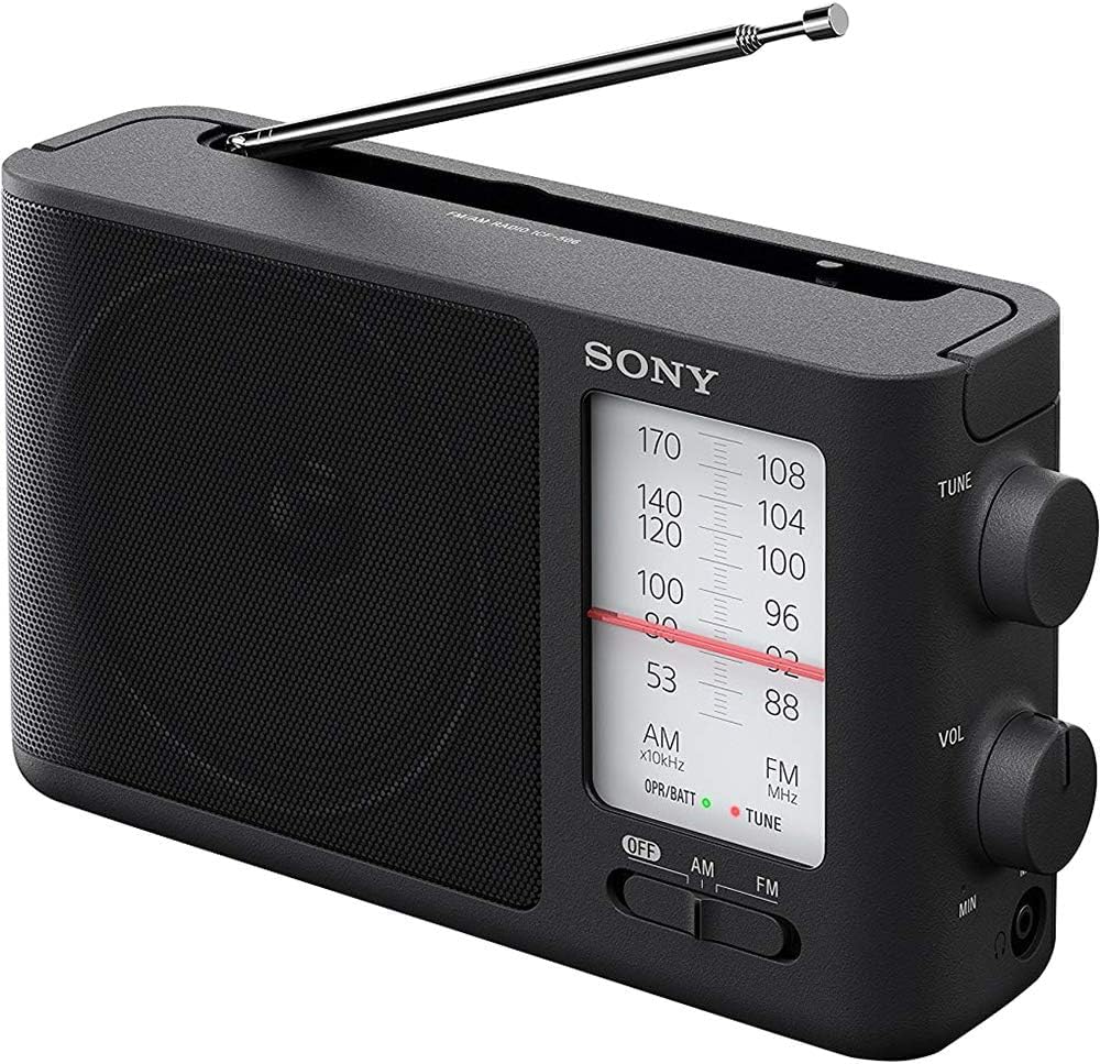 Sony ICF-506 Analog Tuning Portable FM/AM Radio, Black 2.14 lb ๐ All In One Marketplace Canada