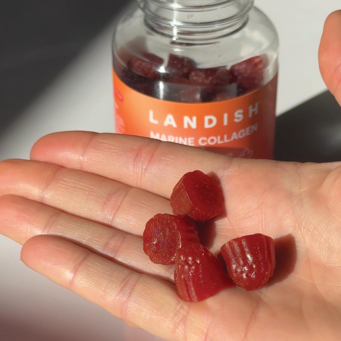 Landish Marine Collagen Gummies, Skin Hair Nails & Joints, 60 Gummies ๐ All In One Marketplace Canada