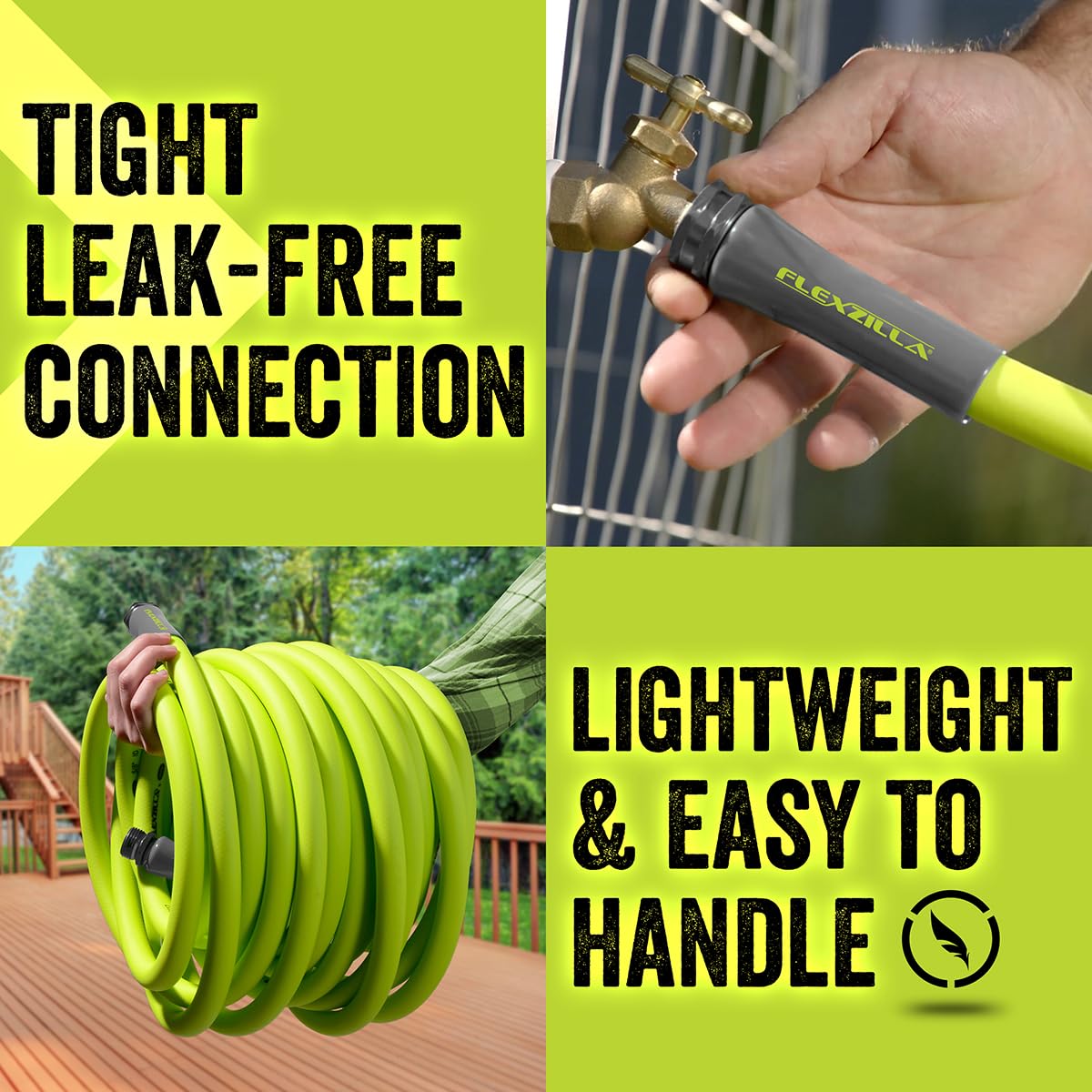 Legacy Flexzilla 5/8" x 75' Hybrid Garden Hose with 3/4" GHT Ends ๐ All In One Marketplace Canada
