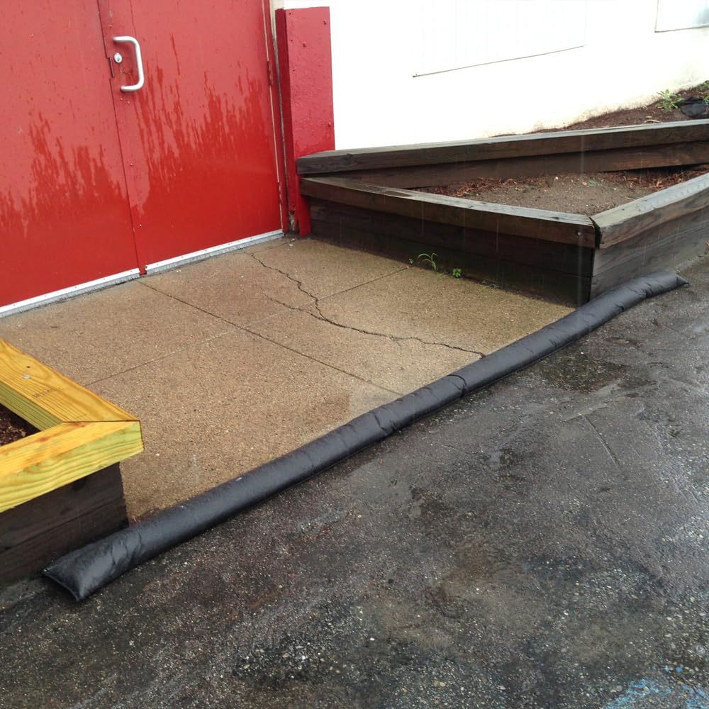 Quick Dam QD610-1 Water-Activated Flood Barrier-1 Pack, Black ๐ All In One Marketplace Canada